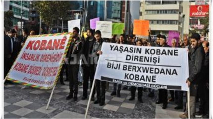 Elazığ&rsquo;da Kobani&rsquo;ye Destek Y&uuml;r&uuml;y&uuml;ş&uuml;