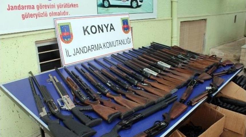 Beyşehir&rsquo;da Silah Operasyonu