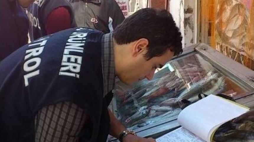 Ayvalık&rsquo;ta Cetvelli Balık Denetimi