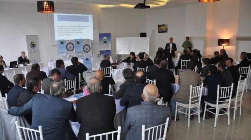 Tarım &Ccedil;alıştayında Konuşan Başkan Aktaş, &ldquo;artık Karnımızı Kaşıya Kaşıya Para Kazanma Devri Bitti" Dedi