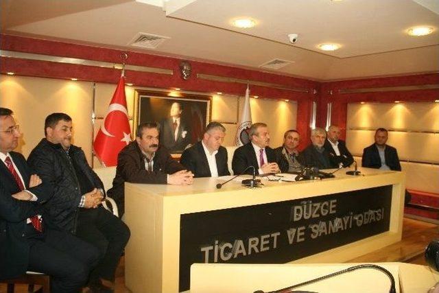 Düzce Tso Yönetimi Basın İle Bir Araya Geldi