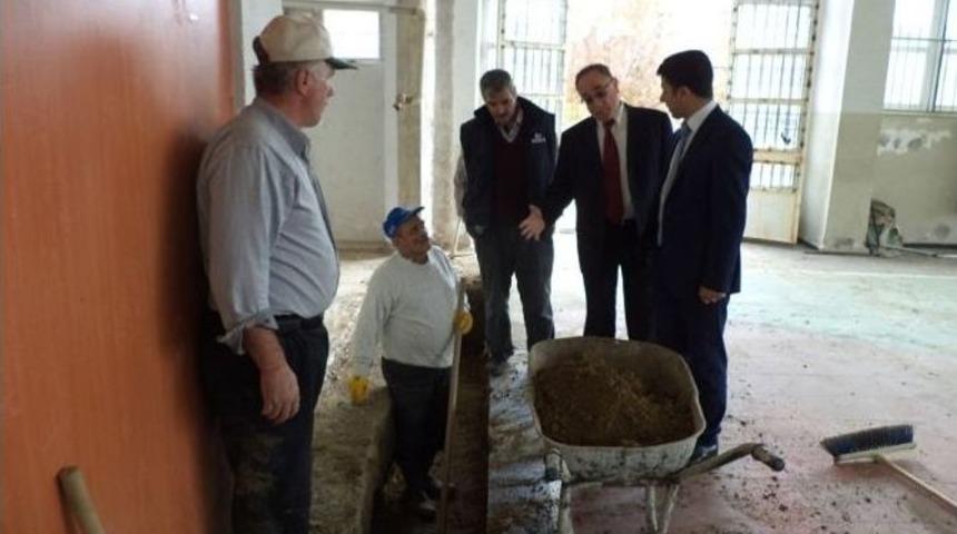 Kaymakam Bedir, G&uuml;&ccedil;lendirme &Ccedil;alışmalarını Yerinde İnceledi