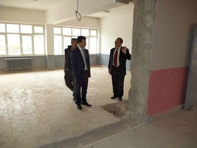 Kaymakam Bedir, G&uuml;&ccedil;lendirme &Ccedil;alışmalarını Yerinde İnceledi 1