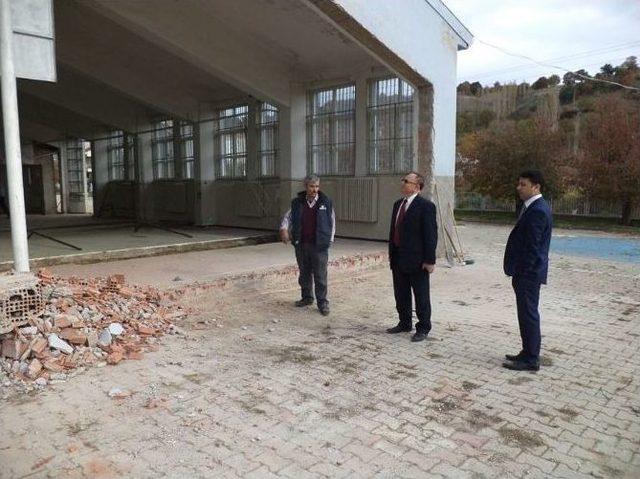 Kaymakam Bedir, G&uuml;&ccedil;lendirme &Ccedil;alışmalarını Yerinde İnceledi 2