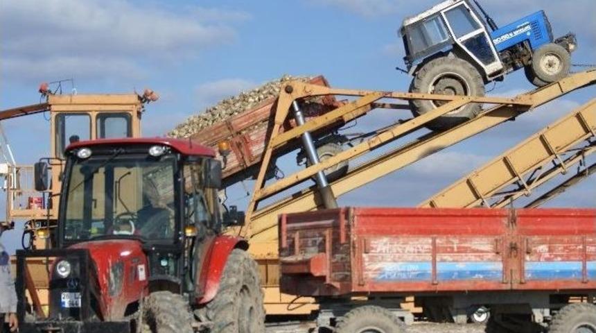 Kırka&rsquo;da Şeker Pancarı Alımları Başladı
