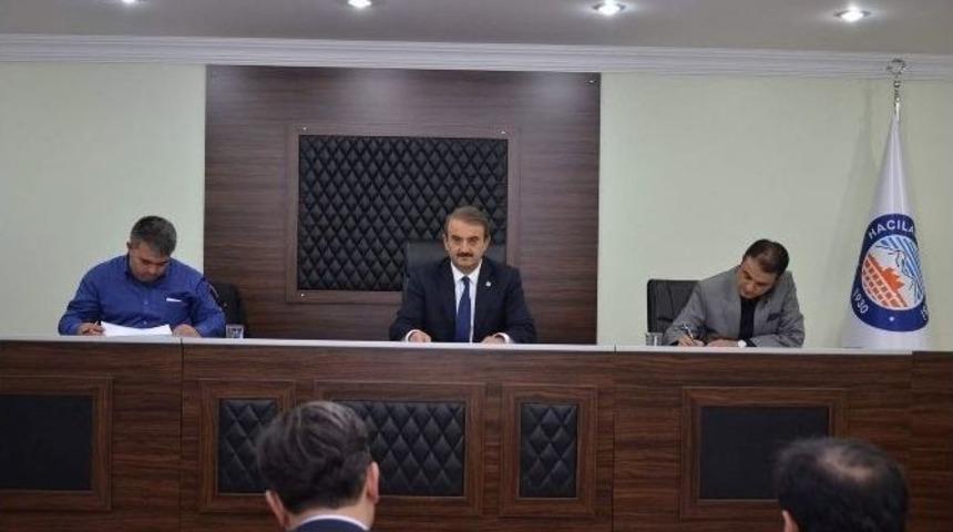 Hacılar Belediye Meclisi Kasım Ayı Toplantısını Yaptı
