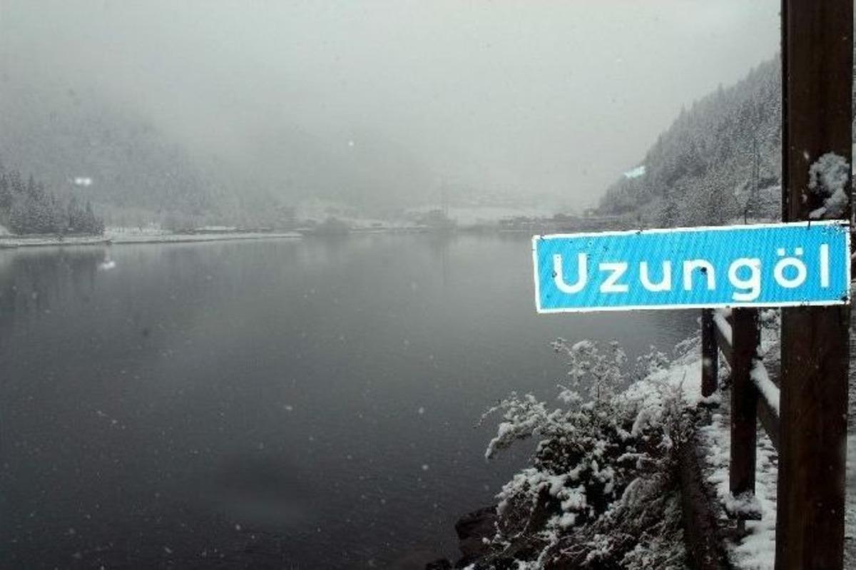Turizm Merkezi Uzung&ouml;l&rsquo;den Kar Manzaraları