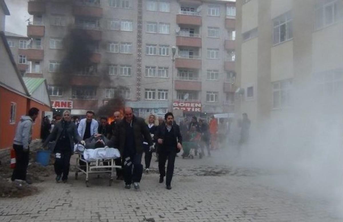 Erciş Devlet Hastanesi&rsquo;nde Yangın Ve Deprem Tatbikatı