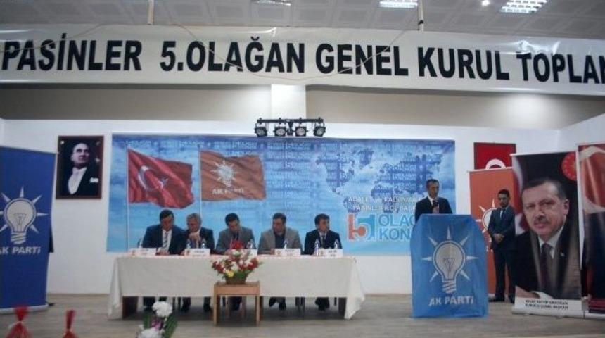 Ak Parti İl&ccedil;e Başkanı Rahmi Kaya G&uuml;ven Tazeledi