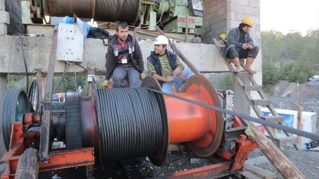 Ermenek&rsquo;teki Maden Ocağındaki &Ccedil;alışmalar G&ouml;r&uuml;nt&uuml;lendi