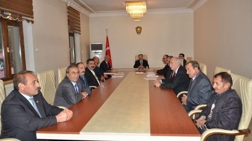 Erzincan K&uuml;lt&uuml;r, Turizm Ve Doğa Sporları Birliği Toplantısı Vali S&uuml;leyman Kahraman Başkanlığında Yapıldı