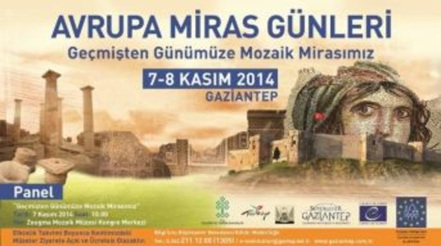 Gaziantep&rsquo;te &ldquo;avrupa Miras G&uuml;nleri&rdquo; Paneli D&uuml;zenlenecek