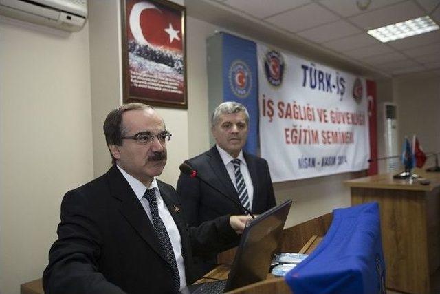 Başkan Toçoğlu, İş Sağlığı Ve Güvenliği Eğitim Semineri’ne Katıldı