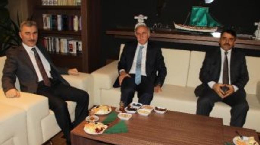 Vali Şahin, Başsavcı Tosun İle Başkan Osmanoğlu&rsquo;nu Ziyaret Etti
