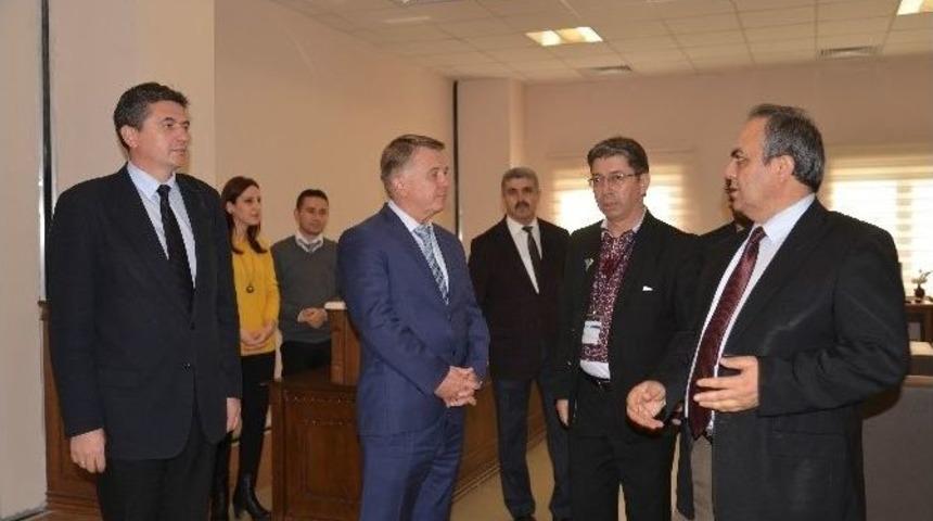 Bilecik Şeyh Edebali &Uuml;niversitesi İle Lviv İvan Franko Ulusal &Uuml;niversitesi Arasında İşbirliği Anlaşması Yapıldı