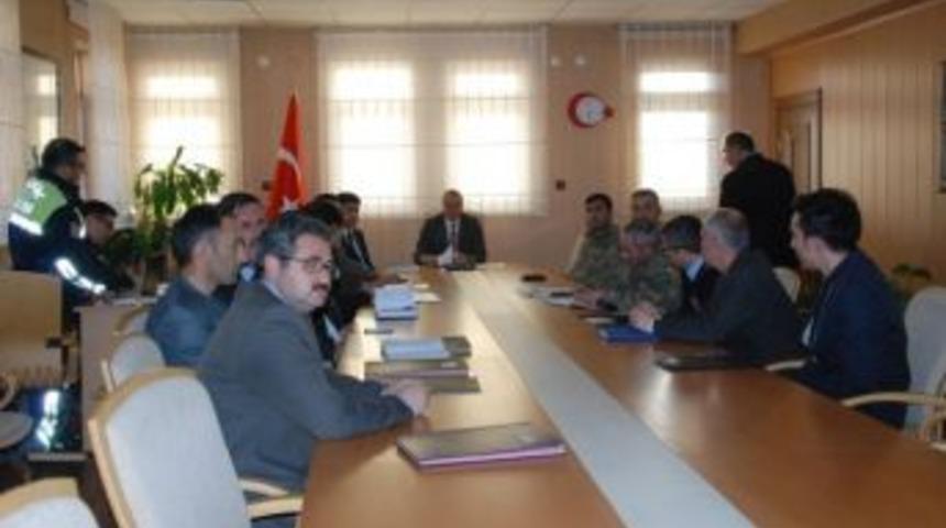 Kış Mevsiminde Alınacak Trafik Tedbirleri, Yapılan Toplantıda Değerlendirildi