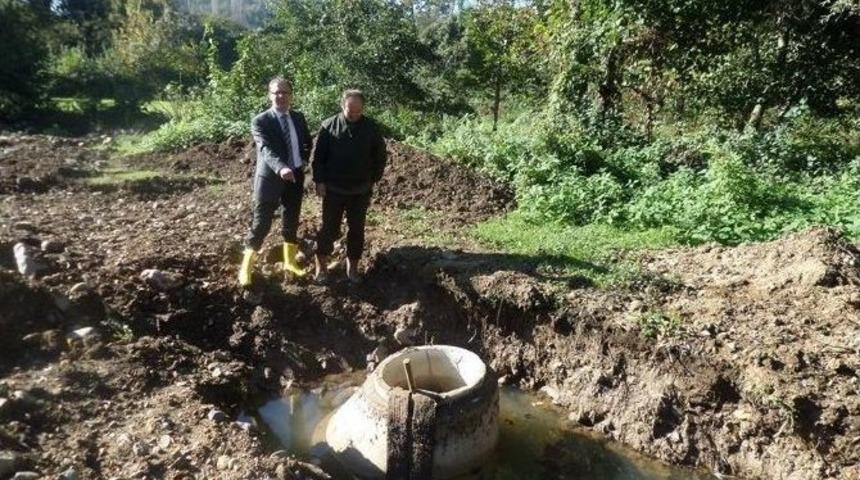 Kaymakam Sarılı K&ouml;ylerdeki &Ccedil;alışmaları İnceledi