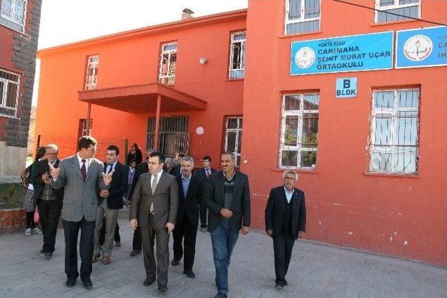 Kulu Kaymakamı Okullarda İncelemede Bulundu 1