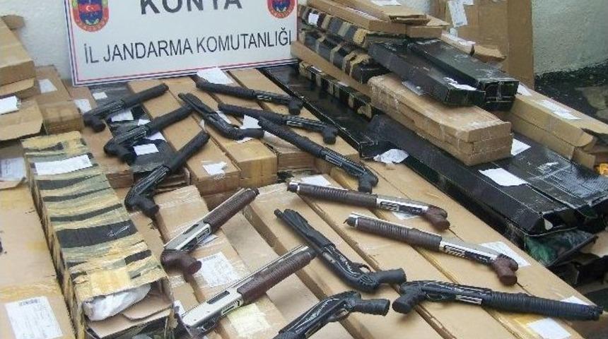 Kargo Ara&ccedil;larıyla Taşınan Av T&uuml;fekleri Ele Ge&ccedil;irildi