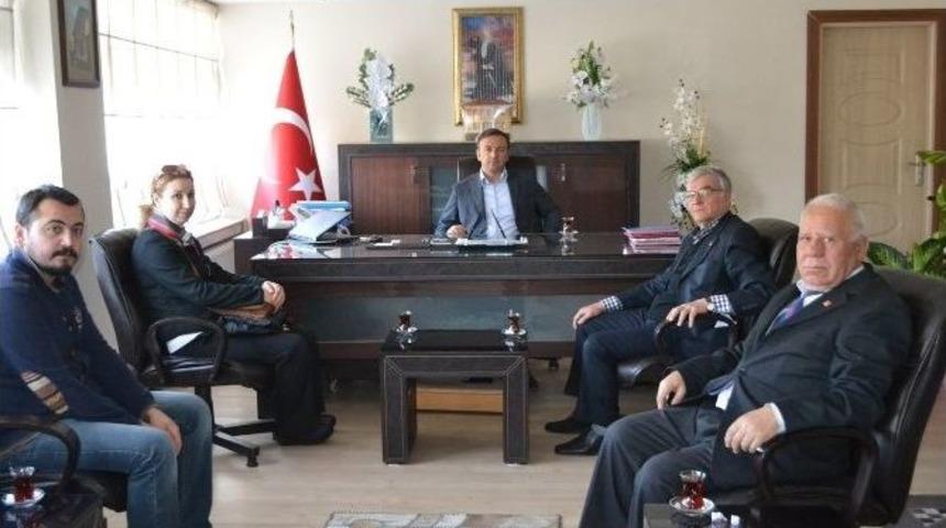 Chp&rsquo;den Kaymakam G&uuml;ven&rsquo;e Hoşgeldin Ziyareti