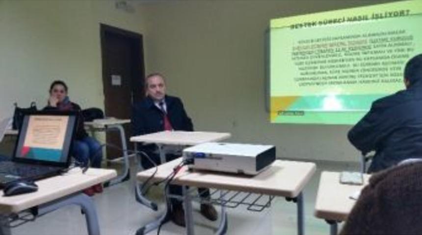 Başkan Uzun Girişimcilik Kursunu Ziyaret Etti