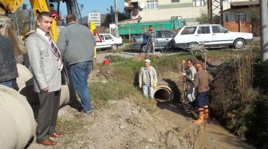 Saltukova&rsquo;da Alt Yapı &Ccedil;alışmaları Devam Ediyor