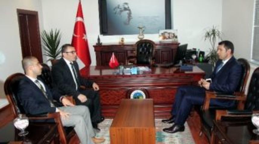 İl &Ouml;zel İdaresi Genel Sekreteri Ayhan, Kaymakam Likoğlu&rsquo;nu Ziyaret Etti