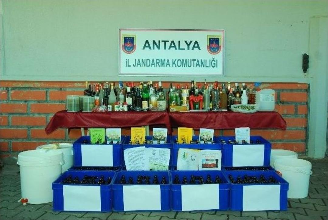 Manavgat&rsquo;ta İ&ccedil;ki İmalathanesi Gibi Eve Baskın