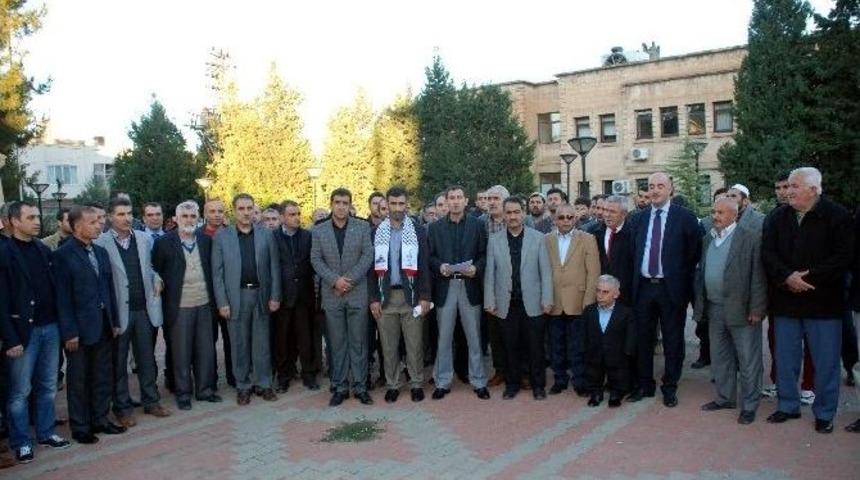 Midyat&rsquo;ta İsrail&rsquo;in Mescid-i Aksa Baskını Protesto Edildi