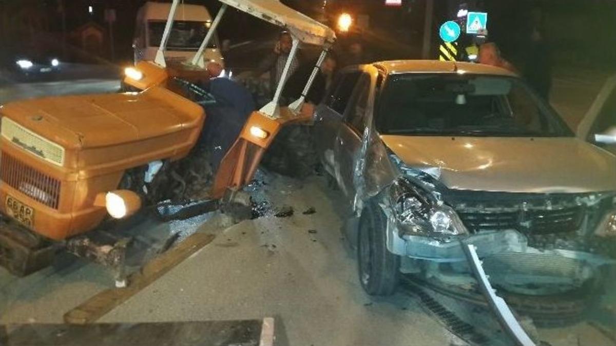 Yozgat&rsquo;ta Trafik Kazaları:3 Yaralı