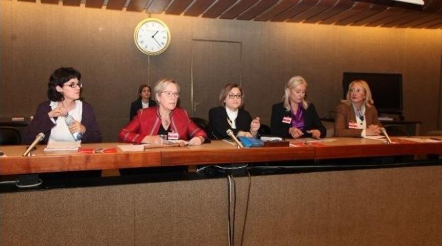 Fatma Şahin Bm&rsquo;de Suriyelilerin Sorunlarını Anlattı