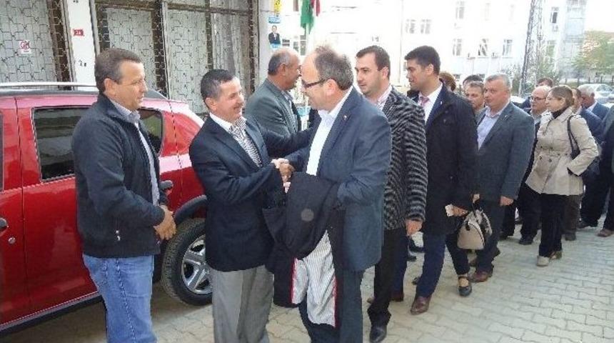 Ak Parti Tekirdağ İl Başkanı Ahmet Ak&ccedil;ay&rsquo;dan Malkara Ziraat Odası&rsquo;na Ziyaret