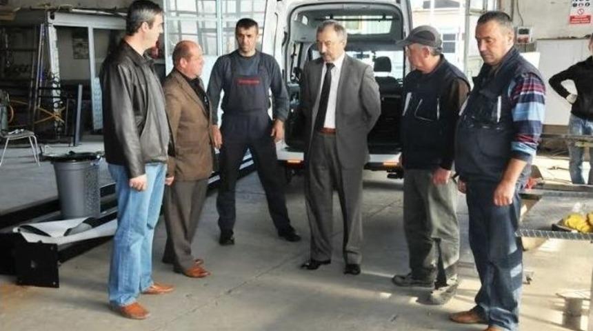 S&uuml;leymanpaşa Belediye Başkan Yardımcısı Akk&ouml;se, At&ouml;lye &Ccedil;alışmalarını İnceledi