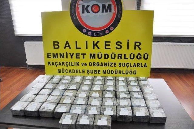 Balıkesir’de Tarihin En Büyük Uyuşturucu Operasyonu