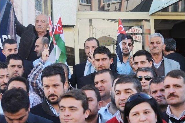 Mersin&rsquo;de İsrail Protestosu 1