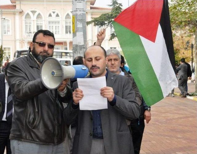 Anadolu Gençlik Birliği Tekirdağ Şubesi’nden İsrail Protestosu