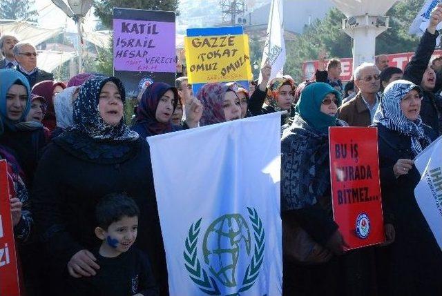 Tokat’ta İsrail’in Mescid-i Aksa’ya Saldırısı Protesto Edildi