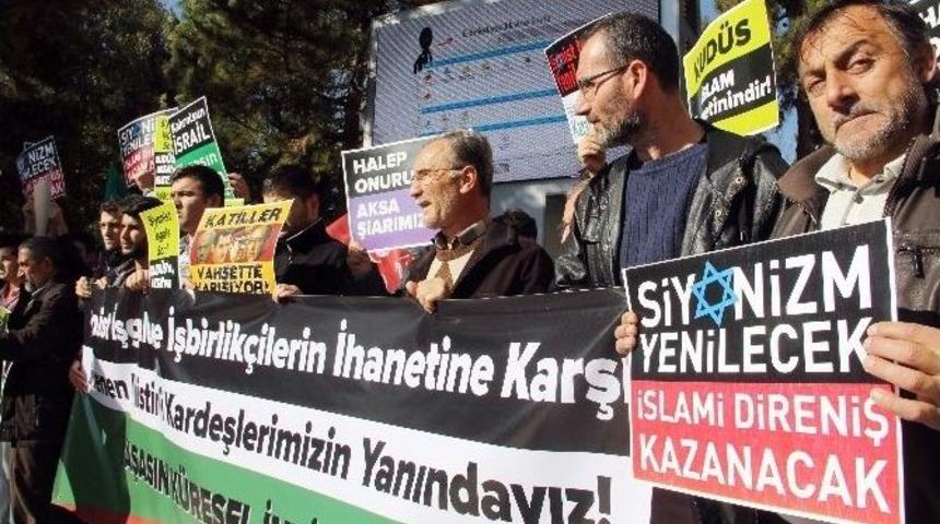 &Ccedil;orum&rsquo;da İsrail Protestosu