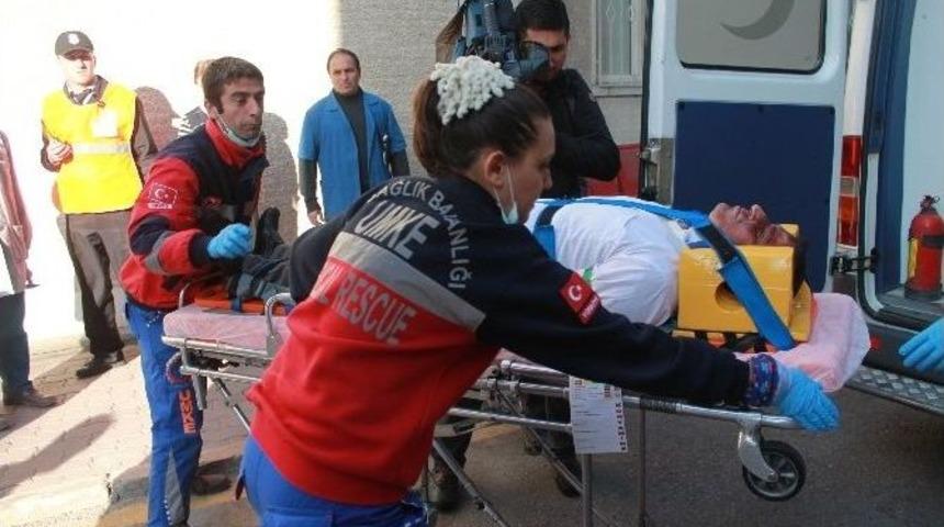 Hastanede Tren Kazası Tatbikatı