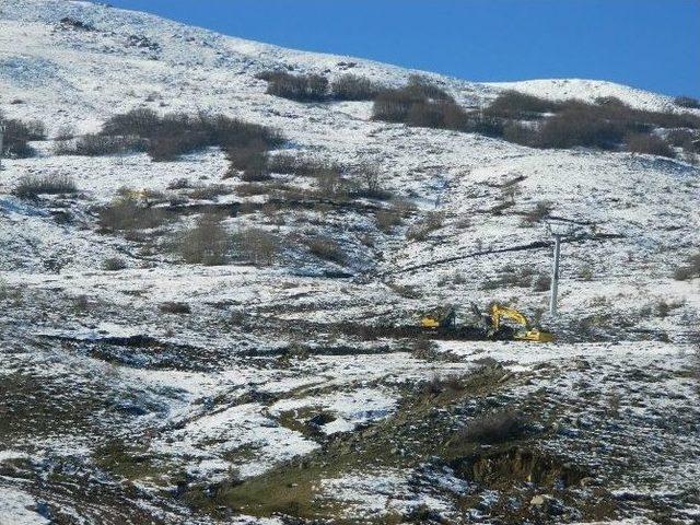 Yıldız Dağı&rsquo;na Mevsimin İlk Karı Yağdı 2