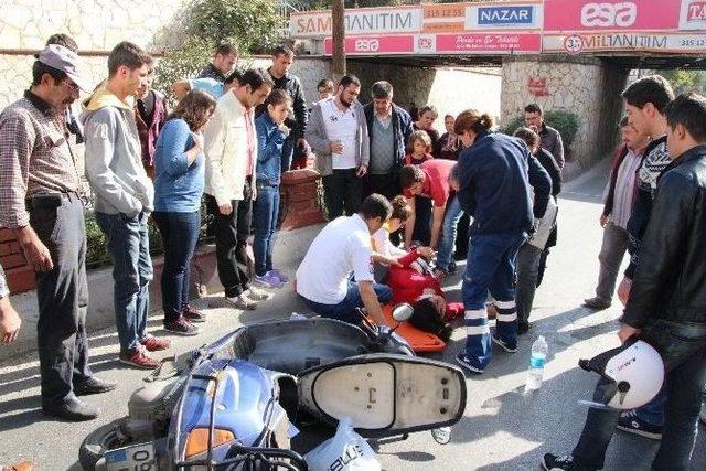 Dikkatsiz Yaya Ve Ehliyetsiz Sürücü Kazaya Neden Oldu