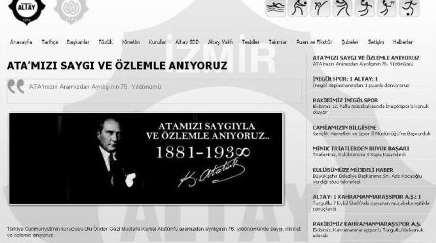 İzmir Kul&uuml;pleri Ata&rsquo;yı Unutmadı