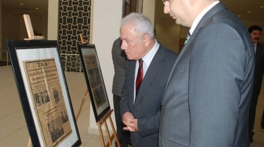 Emekli &Ouml;ğretmen Basında Atat&uuml;rk Sergisi A&ccedil;tı