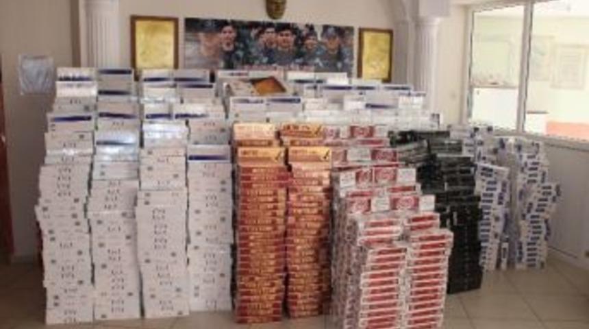 Sivas&rsquo;ta 37 Bin 500 Paket Ka&ccedil;ak Sigara Ele Ge&ccedil;irildi