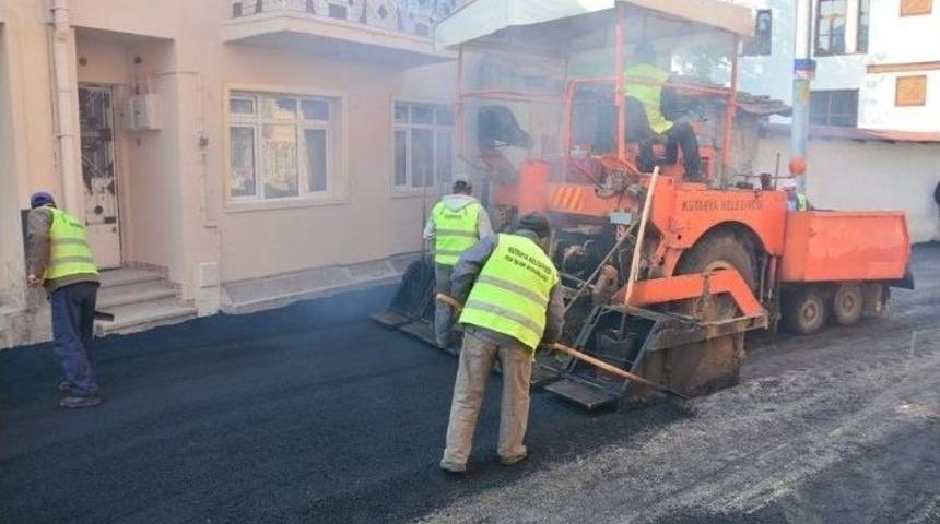 K&uuml;tahya&rsquo;da Asfalt &Ccedil;alışması