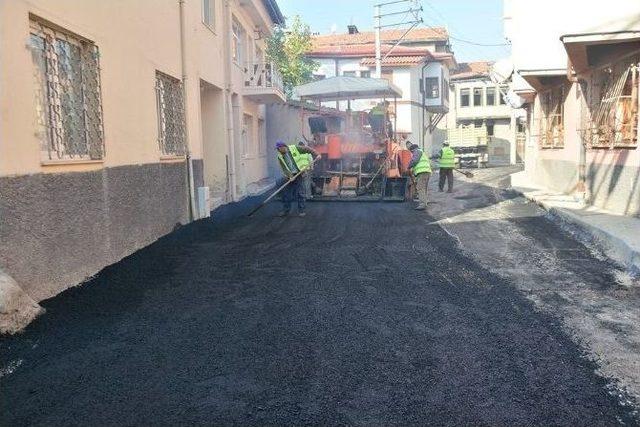 Kütahya’da Asfalt Çalışması