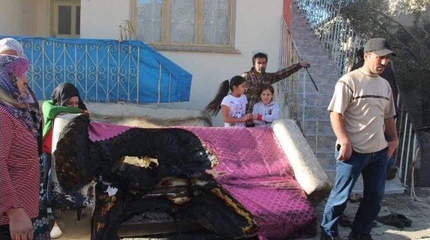 Soba Bacasından &Ccedil;ıkan Yangın Korkuttu