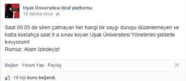Atatürk’ü Anma Töreni Düzenlemeyen Uşak Üniversitesi’ne Tepki Yağıyor