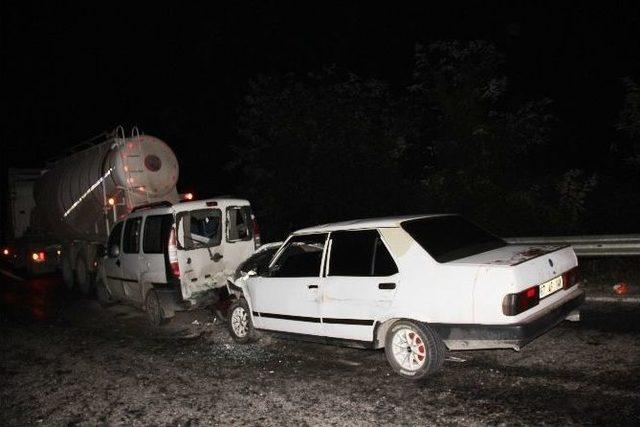 Yola D&uuml;şen T&uuml;nel Kalıbı Kazaya Sebebiyet Verdi 2