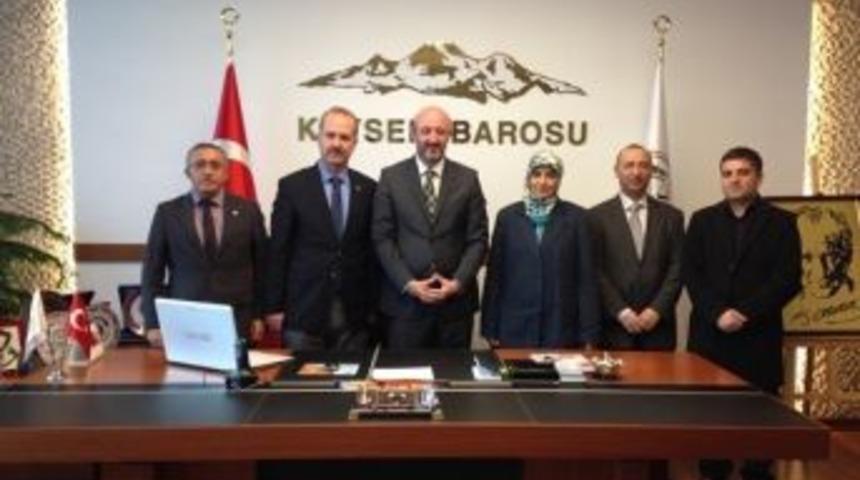 Asiyoder&rsquo;den Kayseri Barosuna Ziyaret